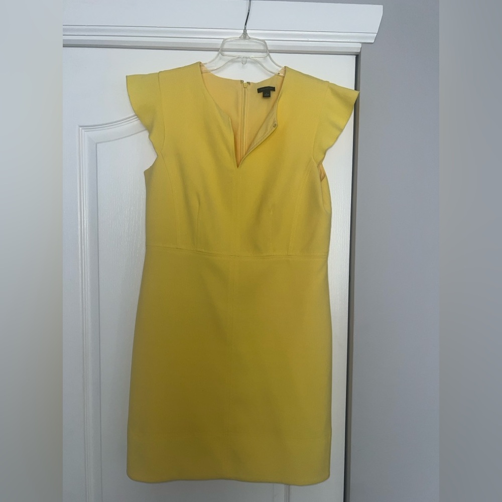 Ann Taylor Sunny Yellow Mini Dress